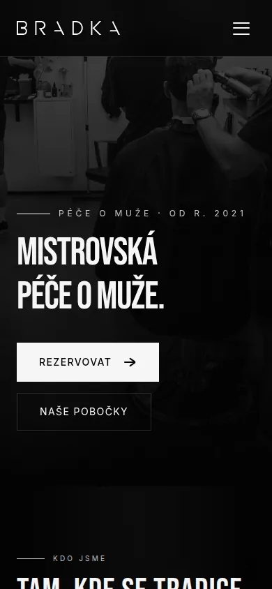Bradka na mobilu