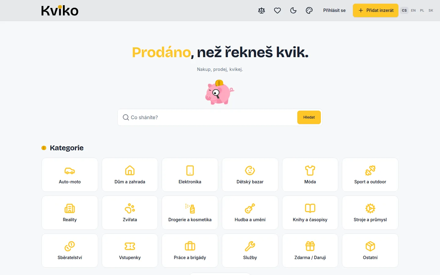 Úvodní stránka Kviko.cz